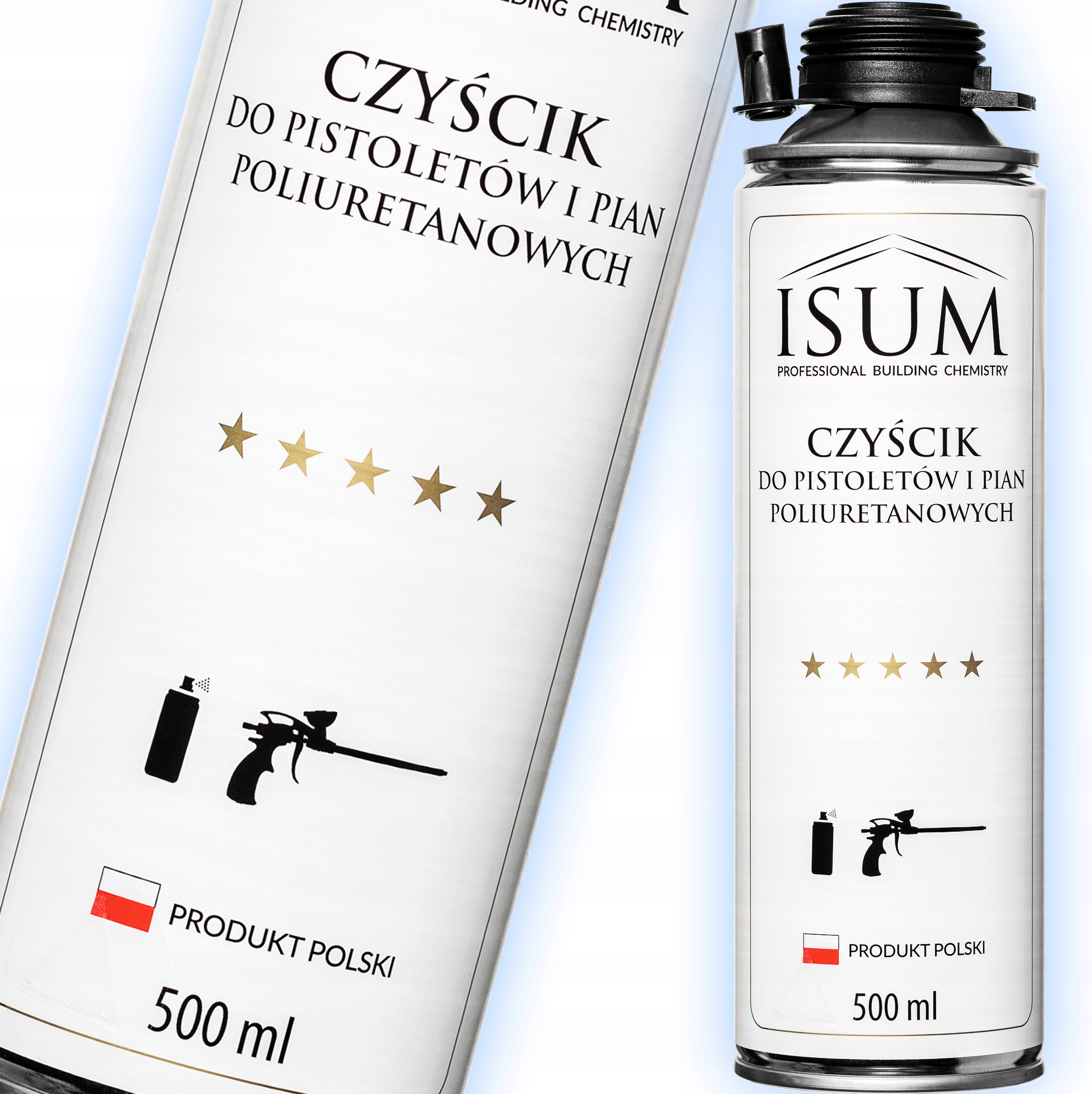 ISUM Czyścik do pian poliuretanowych ZMYWACZ DO PISTOLETU 500ML