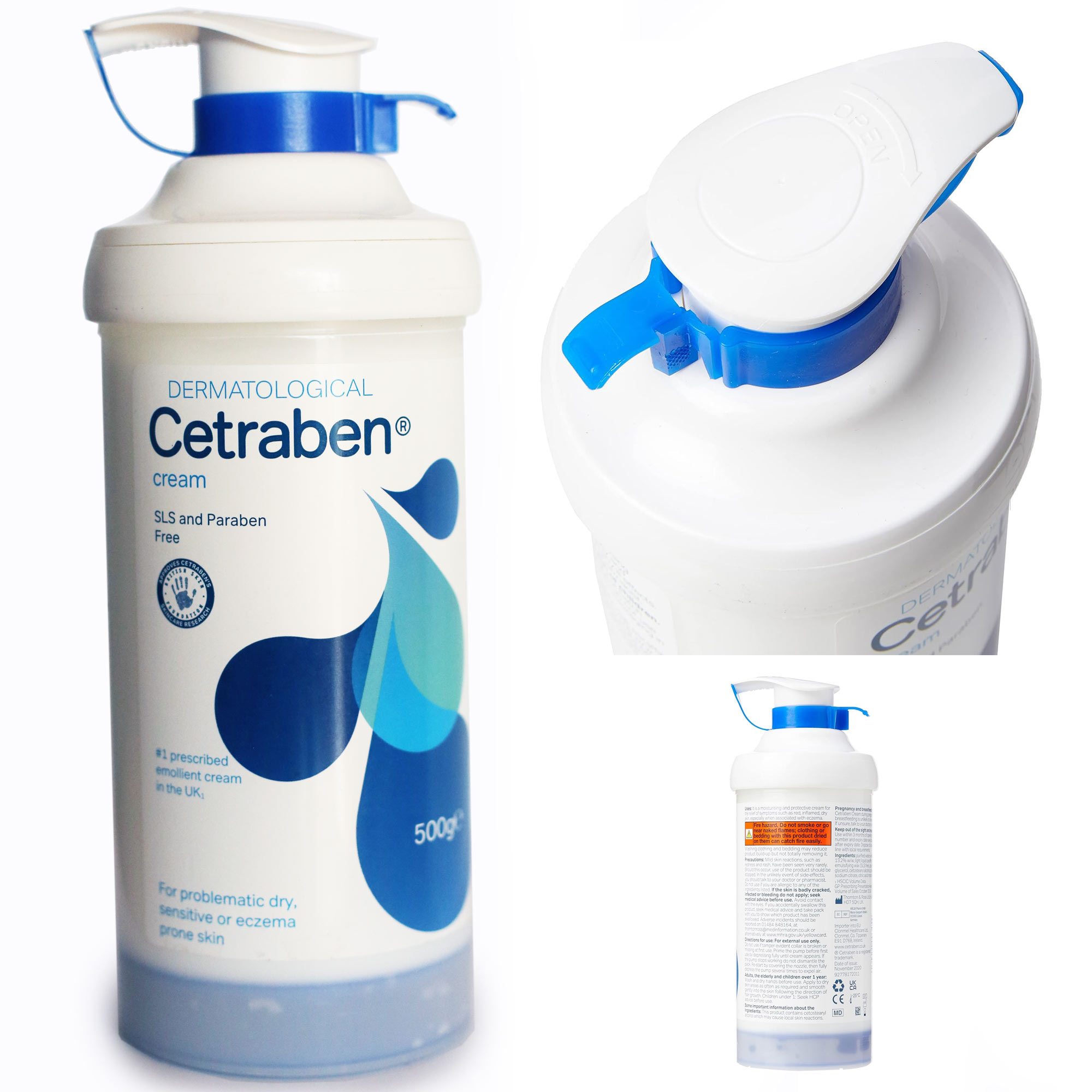 CETRABEN CREAM krem sucha skóra, łuszczyca, egzema 500g