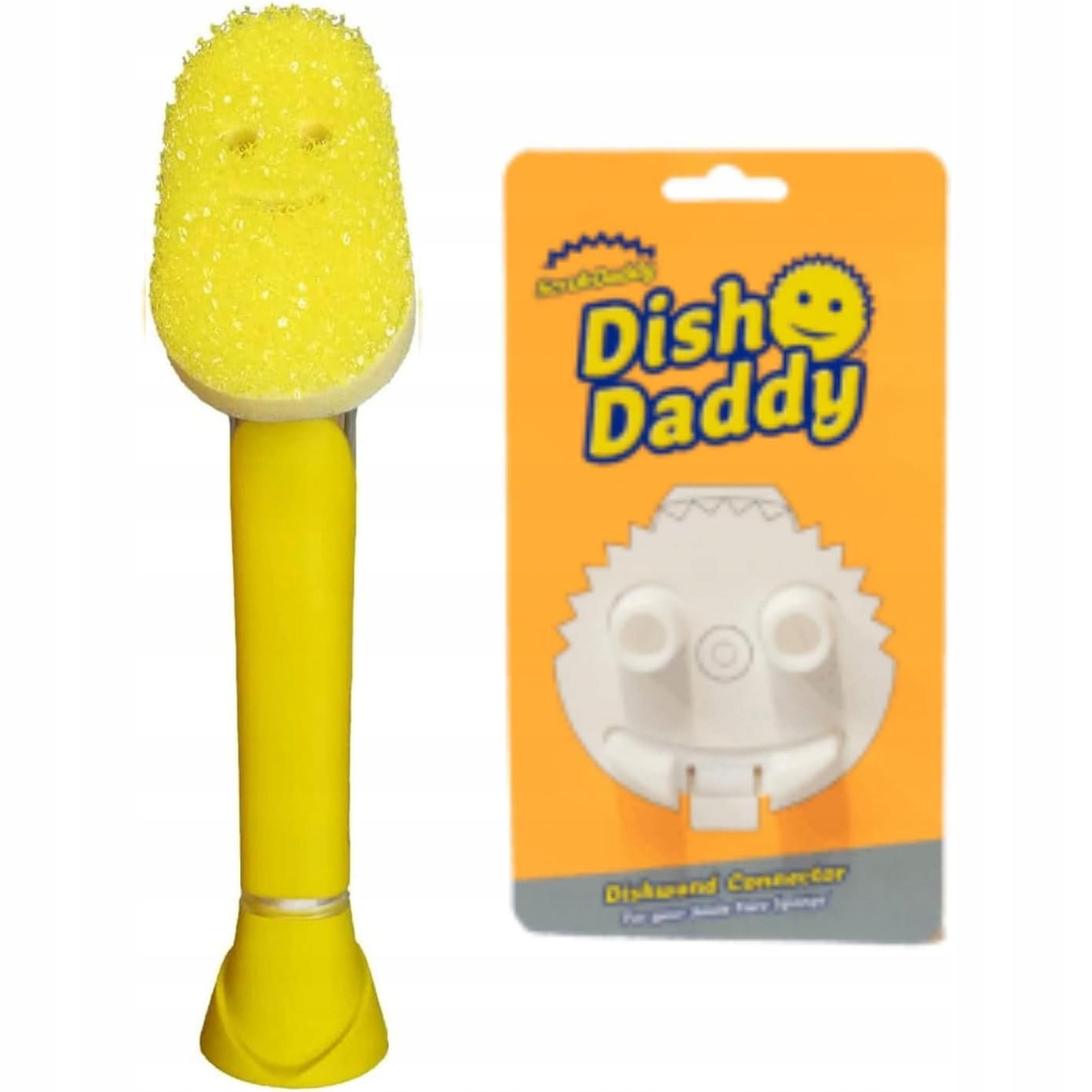 SCRUB DADDY DISH DADDY myjka do mycia naczyń + uchwyt do okrągłej gąbki