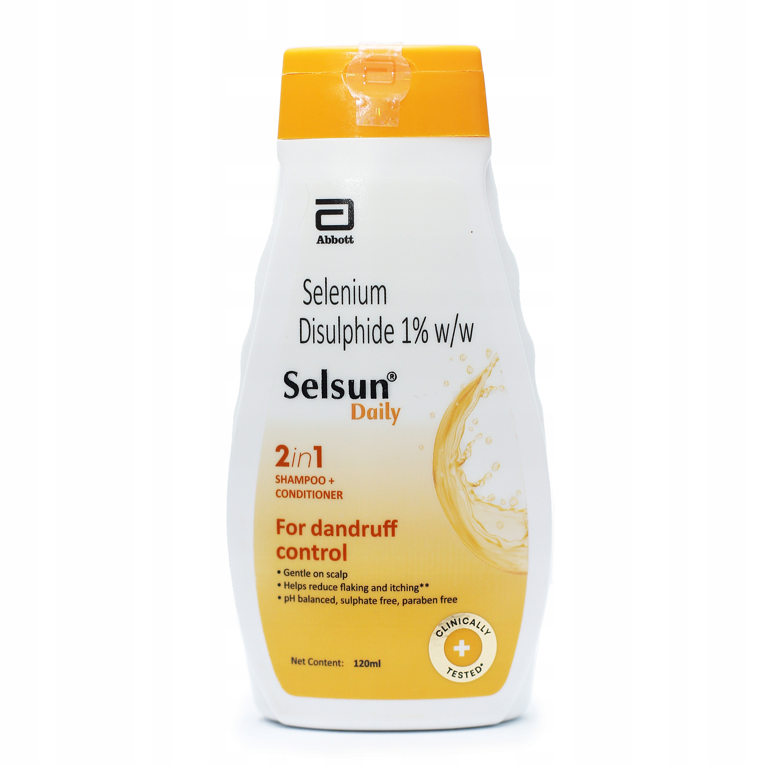 Selsun Daily 1% Abbott Szampon Przeciwłupieżowy Codzienny Odżywka 2w1 120ml